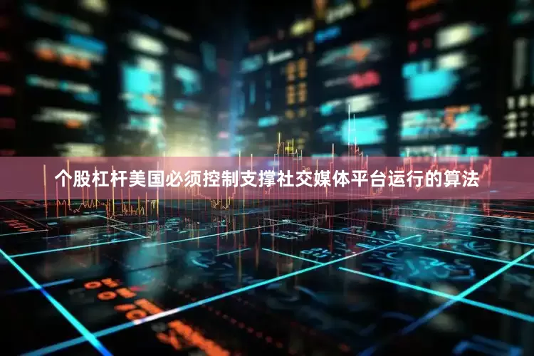 个股杠杆美国必须控制支撑社交媒体平台运行的算法